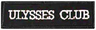 Picture of Cloth Vest Badge White on Black